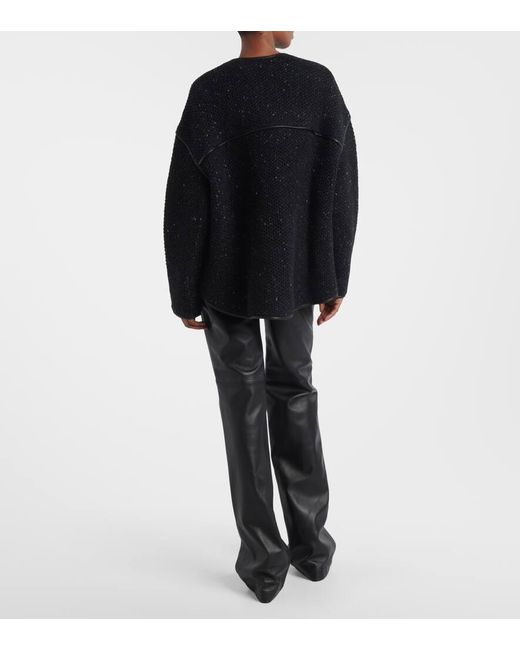 Altuzarra Black Medrano Knitted Wool-Blend Jacket