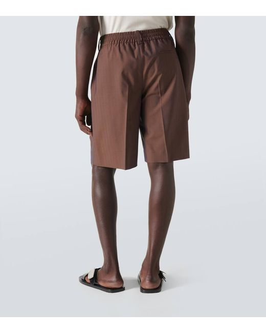 Burberry Shorts aus Wolle in Brown für Herren