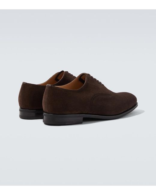 Church's Brown Consul R 2.0 Suede Oxford Shoes for men