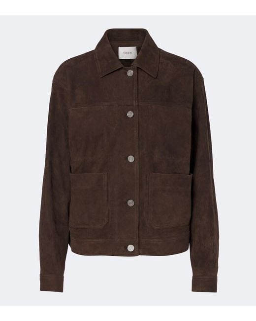 Vince Brown Suede Jacket