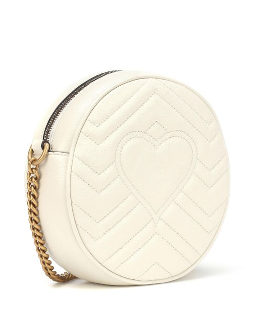 gucci white round bag