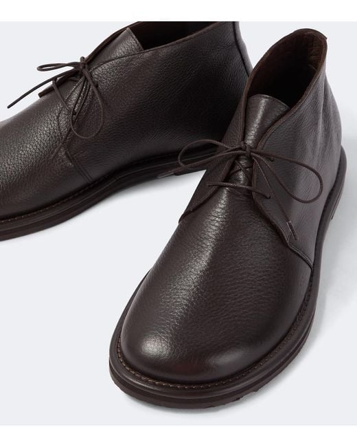 Studio Nicholson Black Woodrow Leather Desert Boots for men
