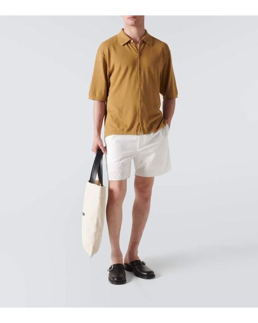 Auralee Shorts aus Baumwolle in White für Herren