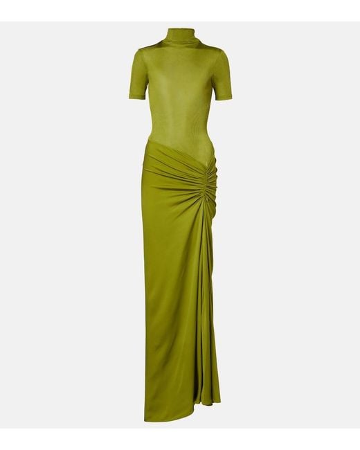 Christopher Esber Green Tee Gown