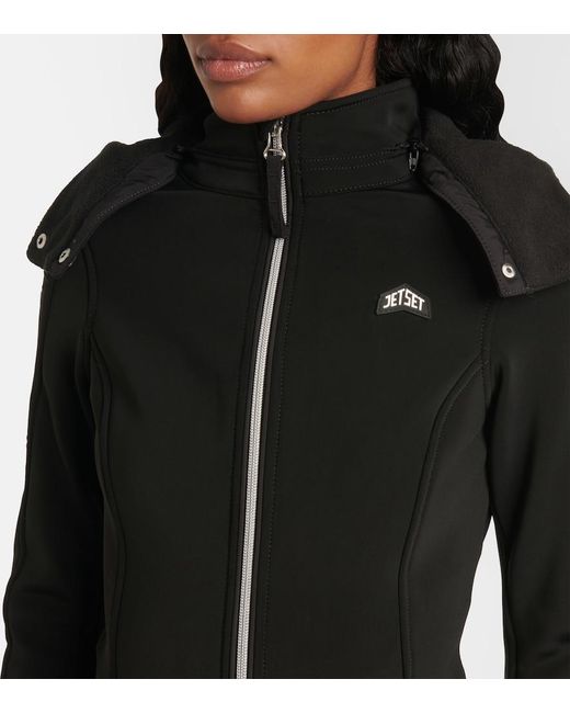 Jet Set Black Belted Ski Suit