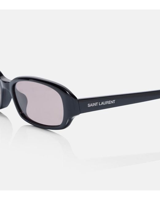 Saint Laurent Brown Sl 872 Erin Rectangular Sunglasses