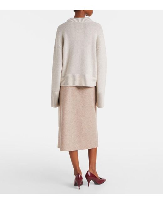 Lisa Yang Natural Sony Cashmere Sweater