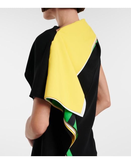 Loewe Black Draped Minidress