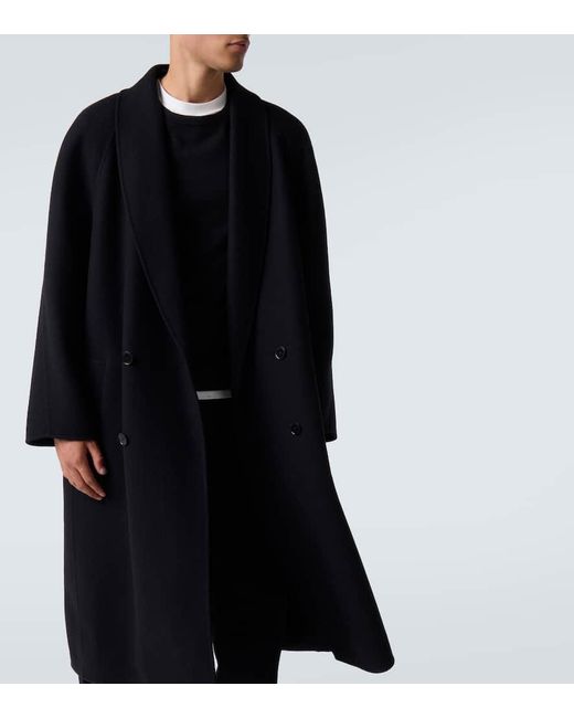 Abrigo Ferro En Mezcla De Lana The Row de hombre de color Black