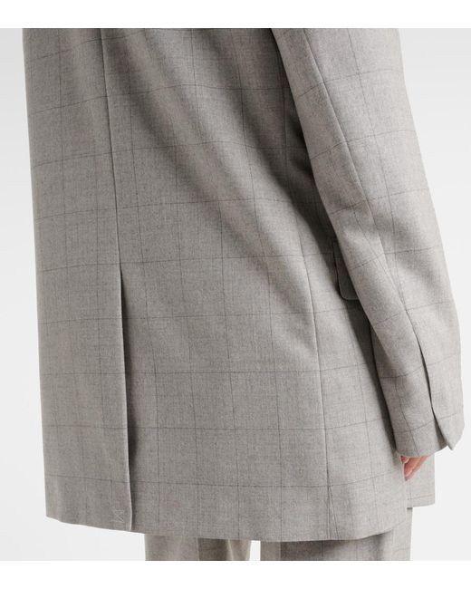 Dries Van Noten Gray Wool Blazer