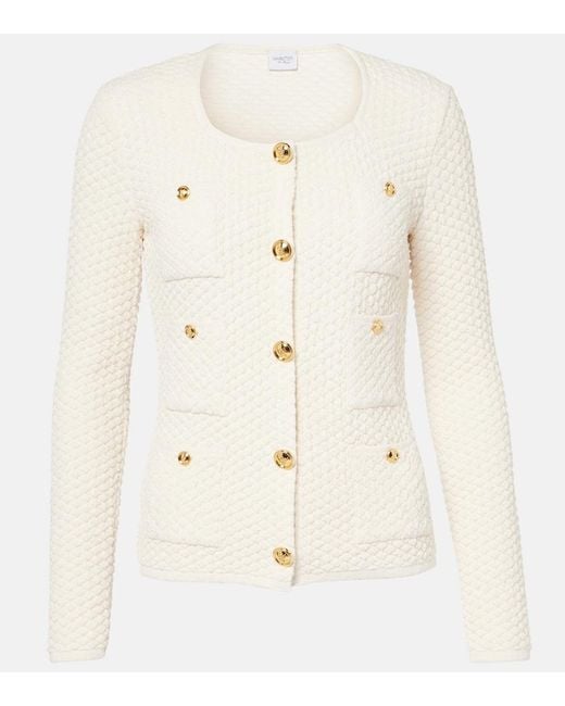 Giambattista Valli Natural Knitted Cardigan