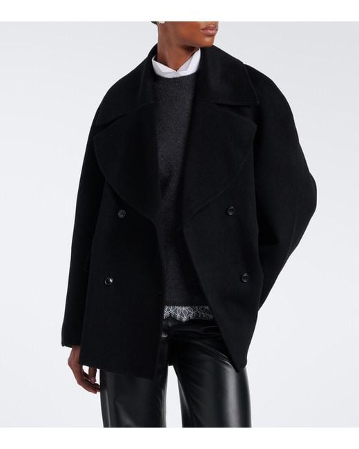 Loulou de Saison Black Neil Wool And Cashmere Jacket