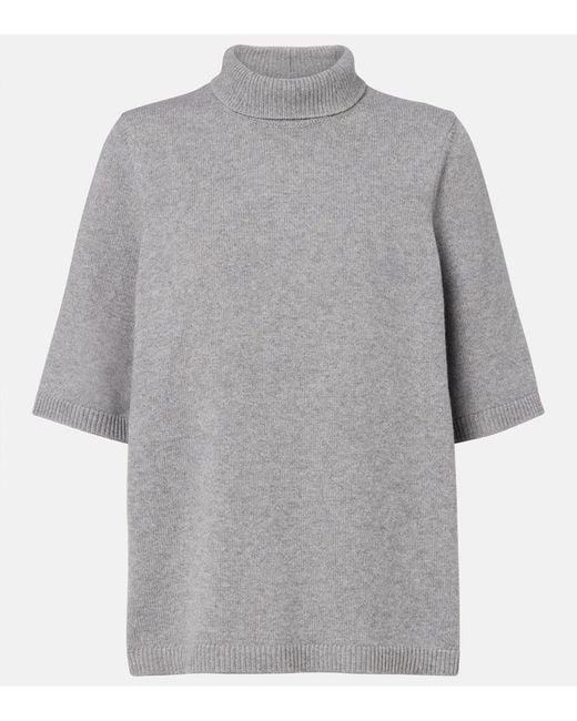 Alaïa Gray Cashmere And Wool-Blend Sweater