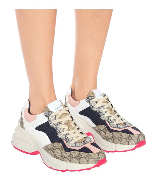 multi color gucci sneakers