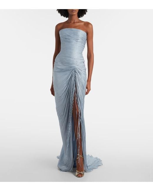 Marmar Halim Blue Robe Tatiana