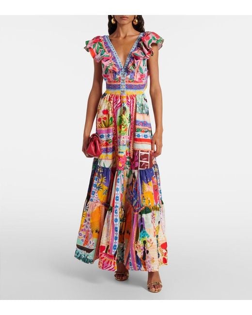 Camilla White Tiered Dress With Neck Frill Roeqiyas Realm