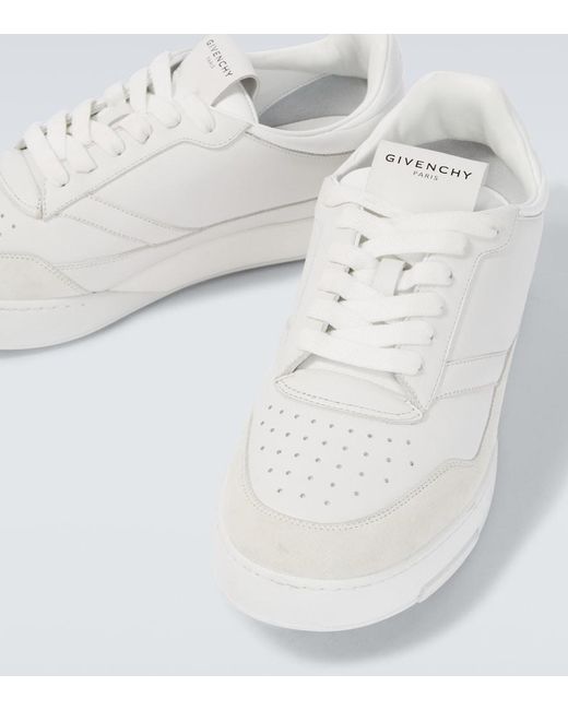 Baskets Yard Court En Cuir Givenchy pour homme en coloris White