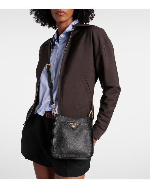 Borsa A Spalla Mini di Prada in Black