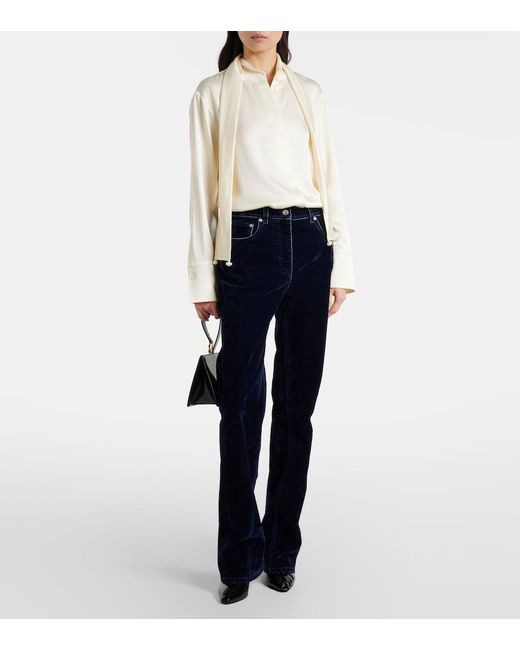 Ferragamo Blue Straight Jeans