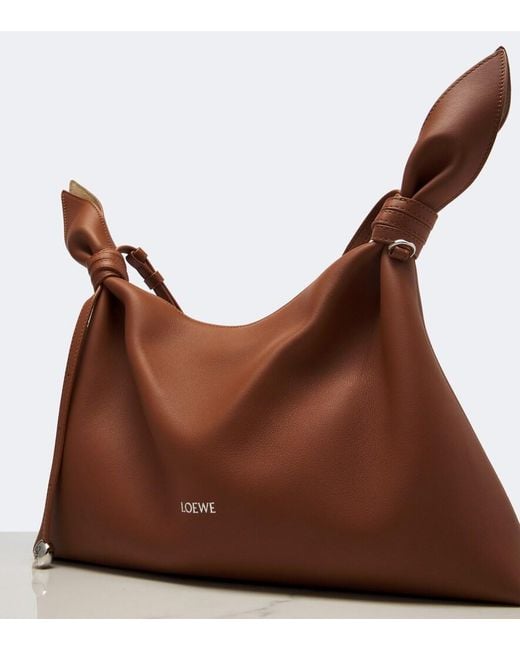 Loewe Brown Scarf Medium Leather Shoulder Bag