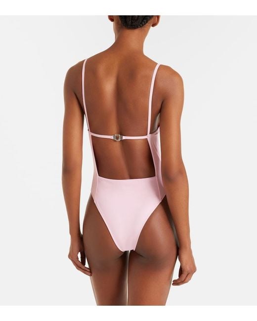 Jacquemus Pink Sole Swimsuit