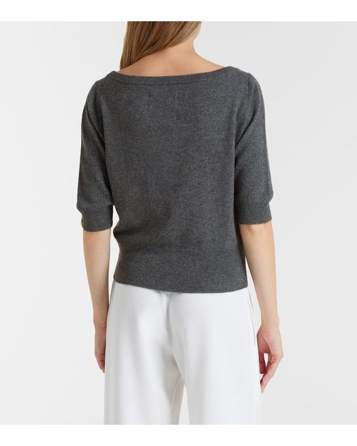 Extreme Cashmere Gray N°422 Marianne Cashmere Sweater