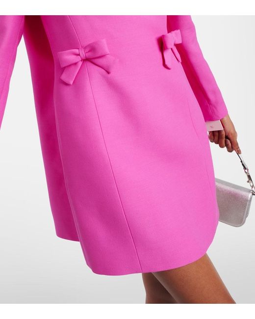 Valentino Pink Minikleid aus Crepe Couture