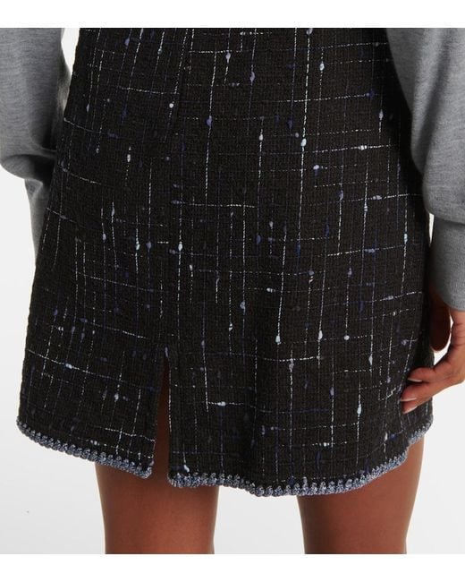 Etro Black Tweed Skirt
