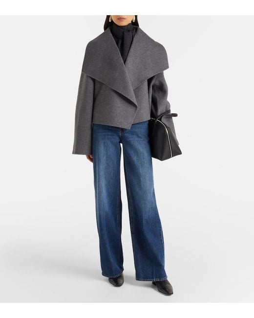 Totême Gray Signature Wool Jacket