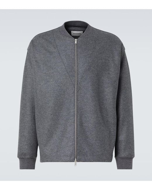 Jil Sander Jacke Aus Wolle in Gray für Herren