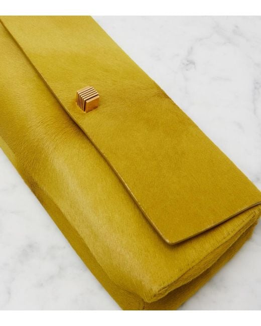 Clutch Audrey di Khaite in Yellow