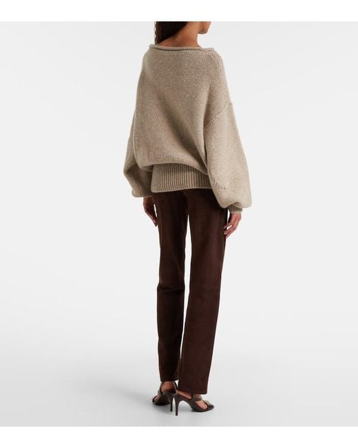 Khaite Natural Jonte Cashmere Sweater