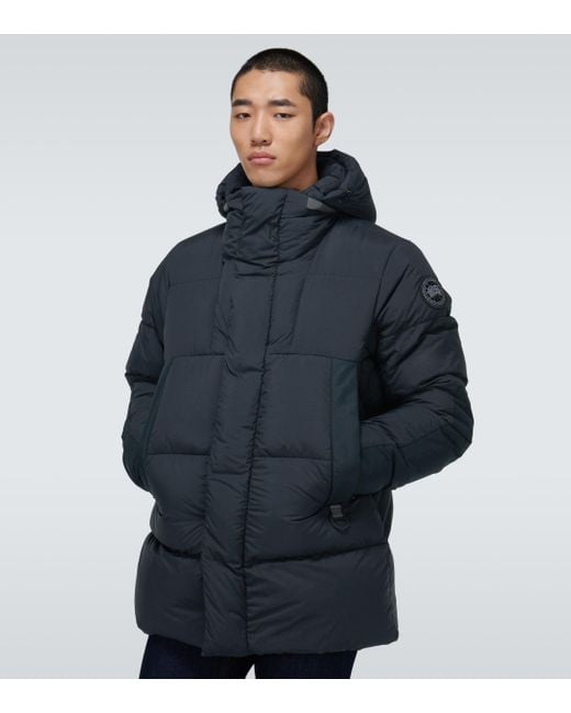 Canada Goose Down ' Label' Osborne Parka in Black for Men