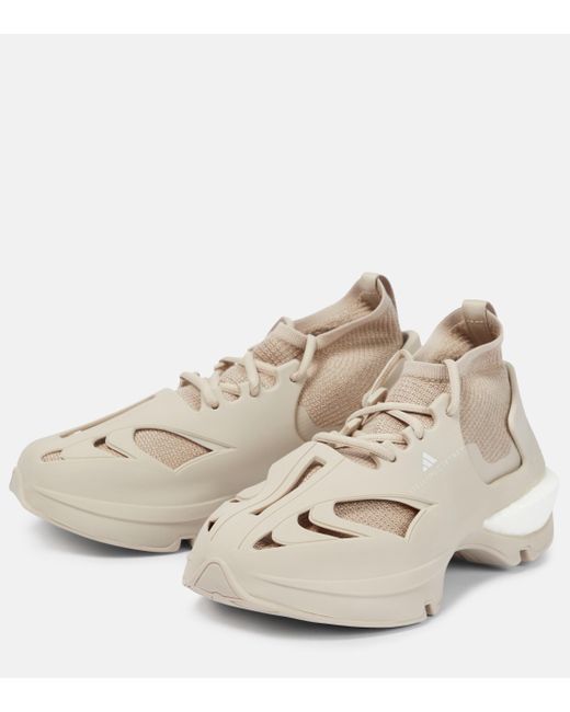 adidas By Stella McCartney Solarglide Rubber And Mesh Sneakers in Natural |  Lyst Canada
