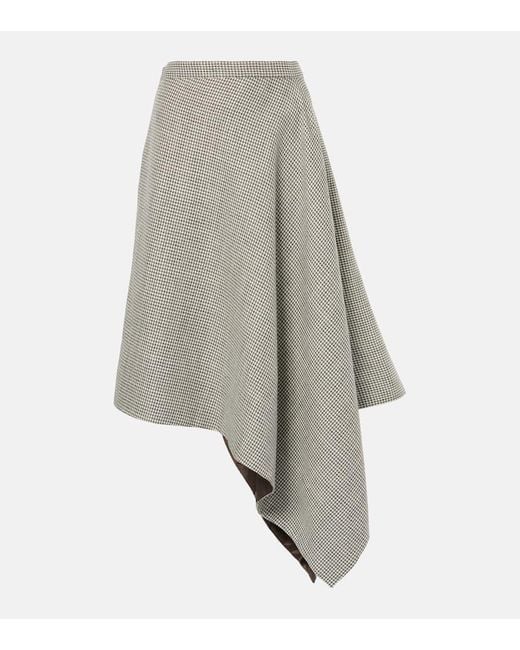 Gonna Midi Mouline Duparc di Joseph in Gray