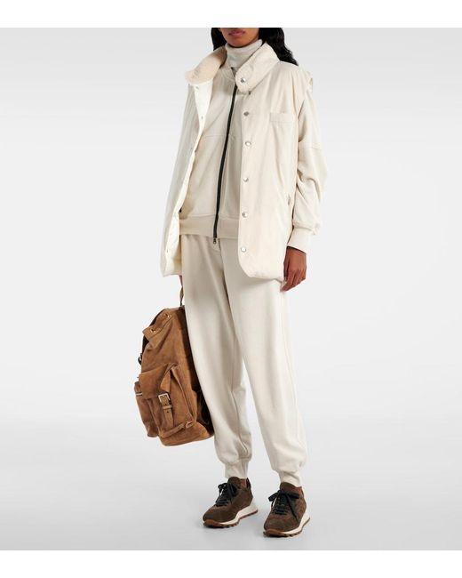 Brunello Cucinelli White Cotton Jacket