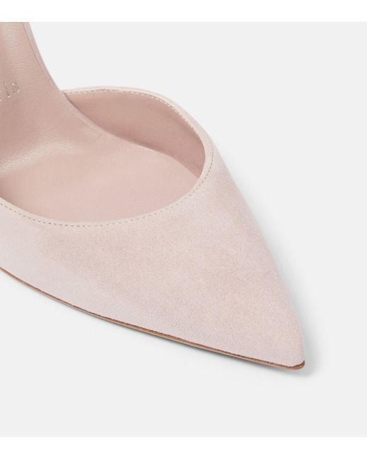Christian Louboutin Pink Iriza 100 Suede Pump