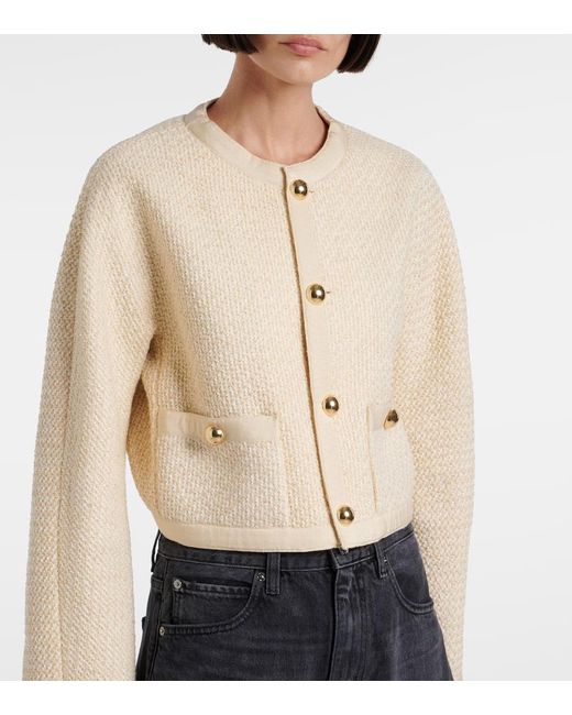FRAME Natural Trim Cropped Jacket