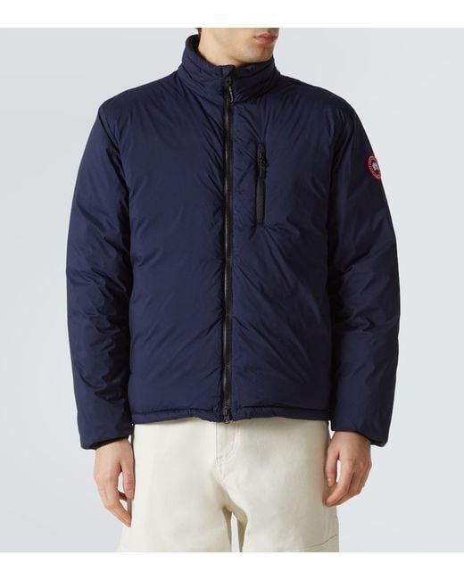 Canada Goose Blue Lodge Navy Feather-light Shell Jacket, Navy, Shell Jacket for men
