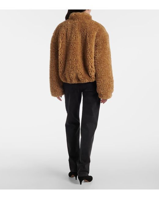 Veste Anasta En Fourrure Synthetique Isabel Marant en coloris Brown