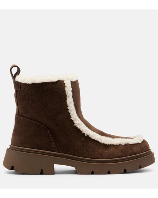 Botines Biker De Ante Inuikii de color Brown