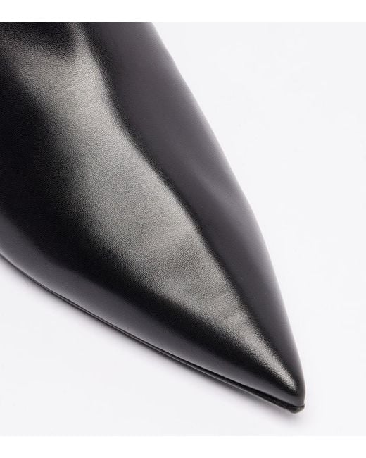 Jil Sander Black Mules Aus Leder