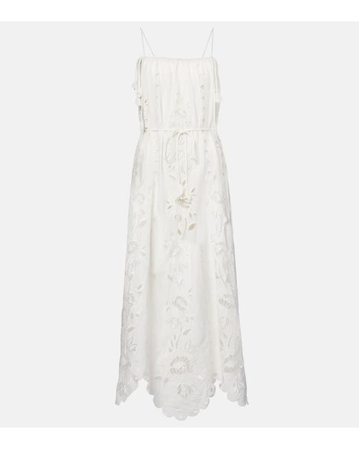 Farm Rio White Maxikleid