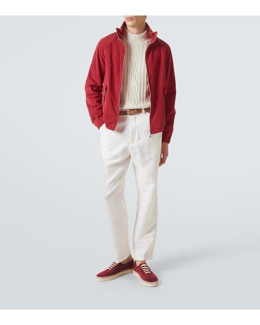 Pullover di Brunello Cucinelli in White da Uomo