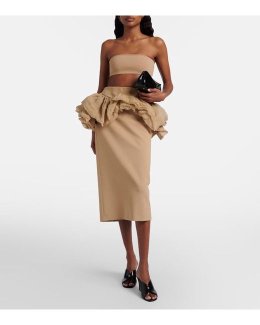 Max Mara Natural Mxsfiabe Bandeau Top
