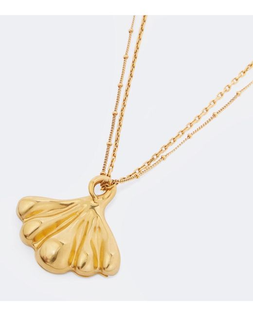 Chloé Metallic Halskette Shell