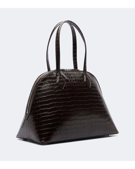 A.Emery Black Harnick Leather Tote Bag