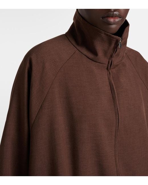 Frankie Shop Brown Baxter Oversized Blouson