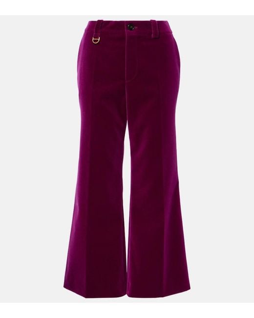 Chloé Purple Trousers