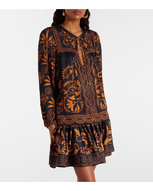 Farm Rio Brown Cornely Ainika Blouse